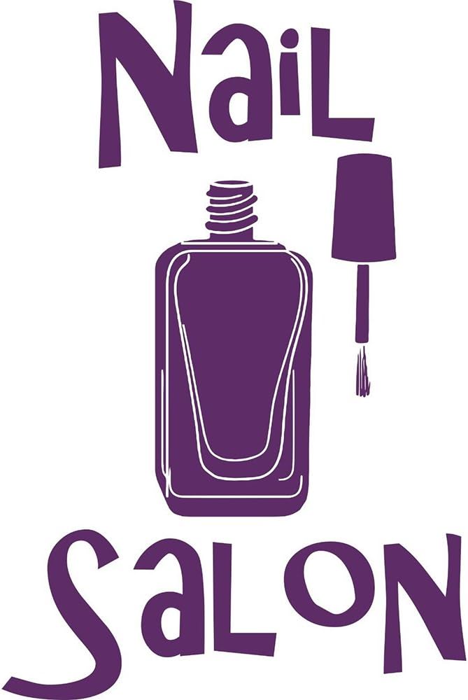 Nail Techician Beauty Hair Salon Polish Car Truck Window Vinyl Decal Sticker