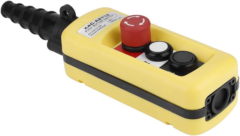 Aeloa Controleur De Suspension A Levier Avec Interrupteur A Bouton Poussoir For Palan A Chaine De Grue Avec Arret Outils De Coupe Topjobs Polska Commerce Industrie Et Science