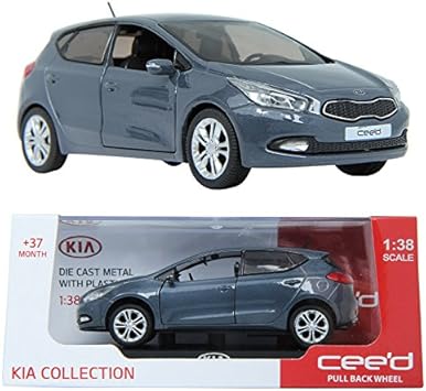 Kia Ceed 1 Druckguss 38 Miniatur Blau Farbe Display Fall Zuruck Ziehen Ceed Amazon De Spielzeug