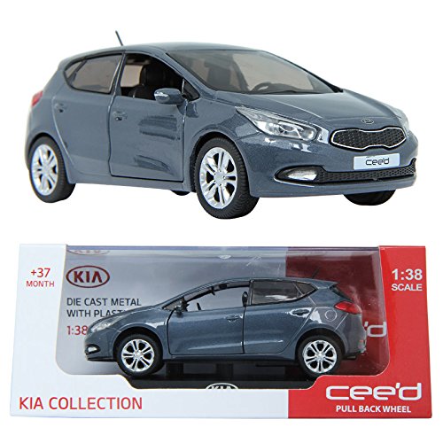 KIA Ceed 1:38 Diecast Miniature Blue Color Display case Pull back Ceed by Pino B&D