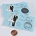 My Scratch Offs Bridal Shower Scratch Off Game Card - 25 Pack - Blue Pinstripe