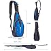 LC Prime Sling Bag Backpack Chest Shoulder Compact Fanny Sack Satchel Outdoor Bike nylon fabric blue