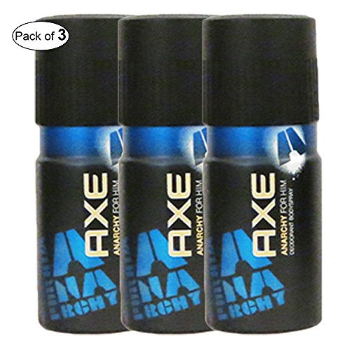 AXE Anarchy Deodorant Body Spray (150ml) (Pack of 3)