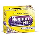 Nexium 24HR ClearMinis (20mg, 42 Count) Delayed Release Heartburn Relief Capsules, Esomeprazole Magnesium Acid Reducer, 38% Smaller Pill