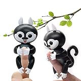 Sawyou Interactive Baby Finger Squirrel Smart Electronic Pet Toy for Children, Induction Toys,Best Gift for Christmas (Black)
