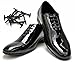 Koollaces No Tie Elastic Slip on Dress Shoelaces, Silicone Shoelaces Patented Anchor Type (16Pcs Black)
