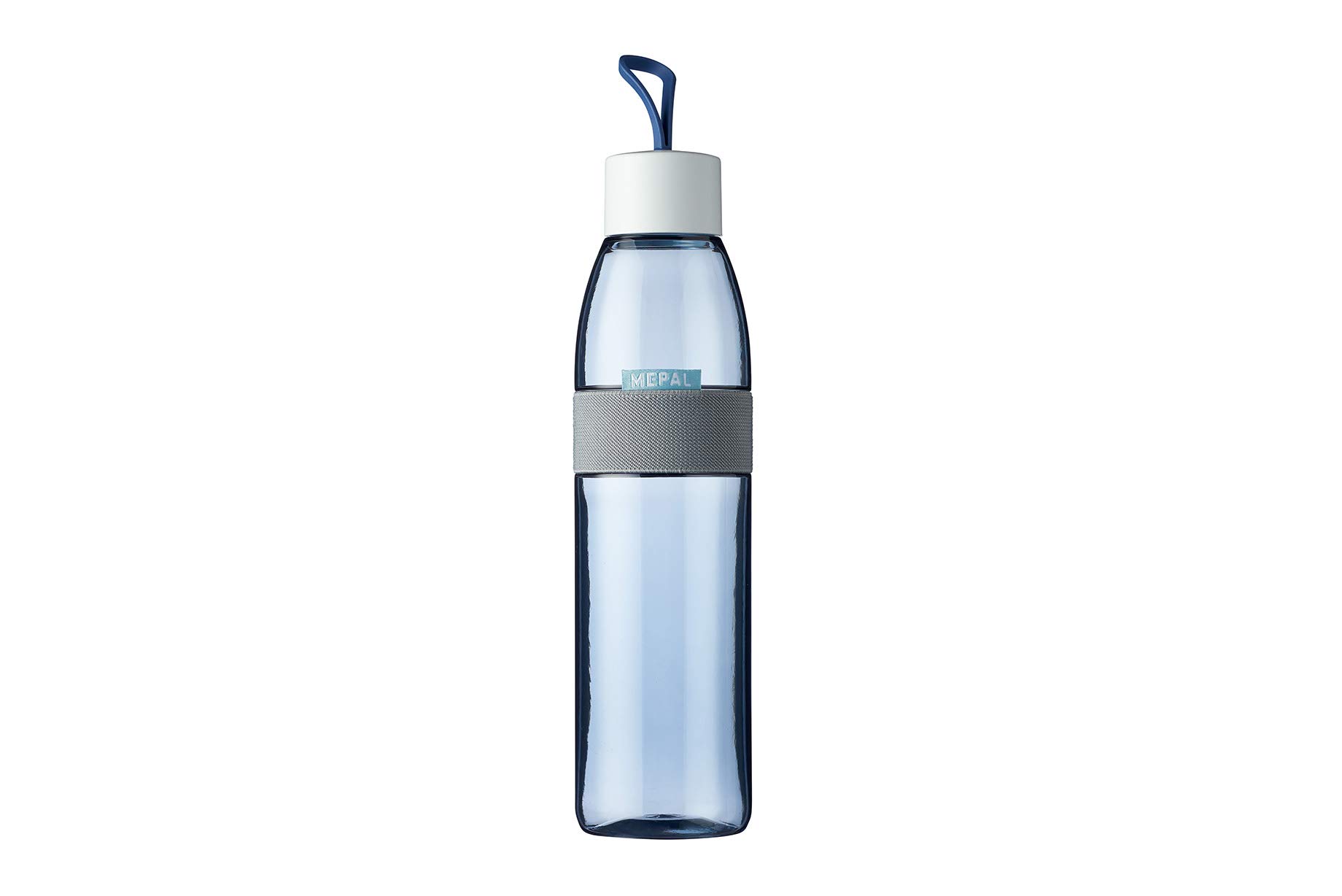 Mepal โ Water Bottle Ellipse โ Reusable Water Bottle โ Leak Proof Drinking Bottle Suitable For Carbonated Drinks โ BPA-Free - 700 ml โ Nordic Denim โ image 1