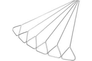 CHILDWEET 6pcs Triangle Petri Dish Spreaders Stainless Steel Coating Rods Lab Utensils for Cell Culture and