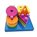 Baby Shape Sorts Colors Board Preschool Early Developmental Educational Geometric Block Puzzle Toys Christmas Gift for Kids Children Toddler Boy Girl