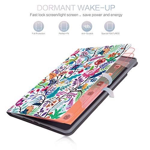 Ipad 7Th Generation Case Lalumix Ipad 10.2 Case 2019 Smart Shell Stand Cover Soft TPU Hard Back Protector with Auto Wake/Sleep for Tablet Case （Paisley Leaves）