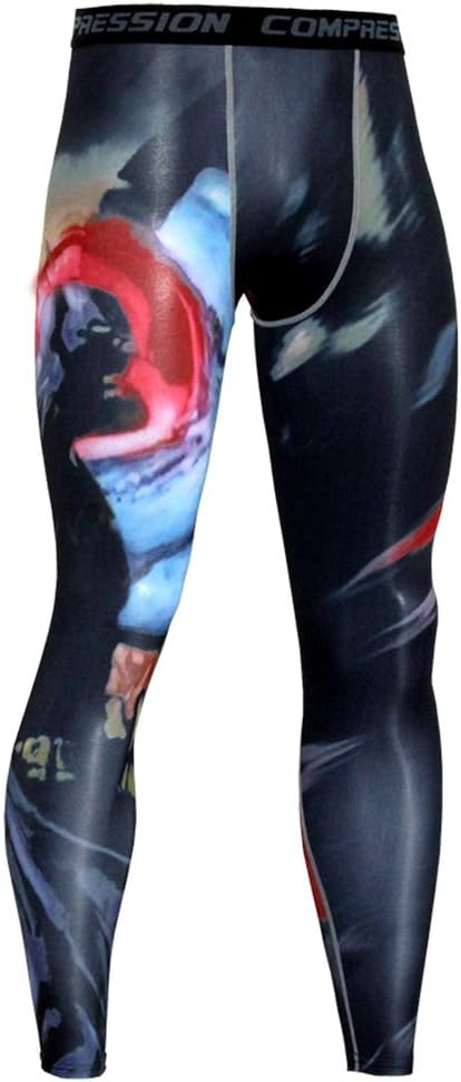 Men's Compression Pants Shorts Tops - Cool Dry Base Layer for Running Sports Gym Workout - Leggings Tights and Shaper