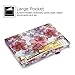 Fintie Case for iPad 6th / 5th Generation (2018 2017 Model, 9.7 Inch), iPad Air 2 / iPad Air 1 (9.7 Inch) - [Corner Protection] Multi-Angle Viewing Stand Cover with Pocket, Silk Flowers