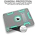 KAKA iPad 9.7 2018 Case,iPad 2018 Case,iPad 9.7 Case -[Heavy Duty]Three Layer Hybrid Shockproof High Impact Resistant Full-Body Protective Case With Kickstand for iPad 9.7 2017/2018 Model,Grey Green