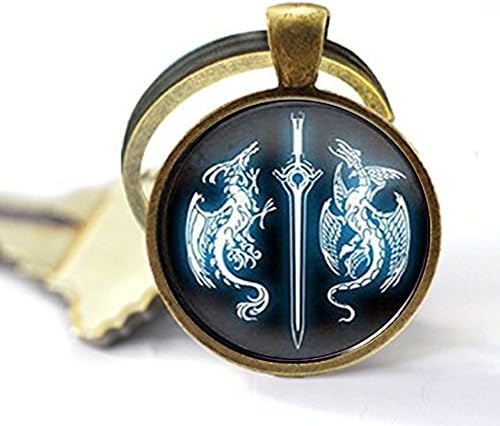 hars nijiahx Fire Emblem Keychain Glass Dome Awakening Keychain Best Friend Fire Emblem Jewelry Gift