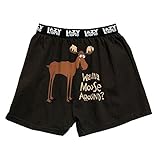 Soft Comical Boxers for Men by LazyOne | Animal Pun Joke Underwear for Guys
