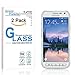 KATIN Galaxy S6 Active Screen Protector - [2-Pack] For Samsung Galaxy S6 Active Tempered Glass (Not For Galaxy S6) 9H Hardness with Lifetime Replacement Warranty