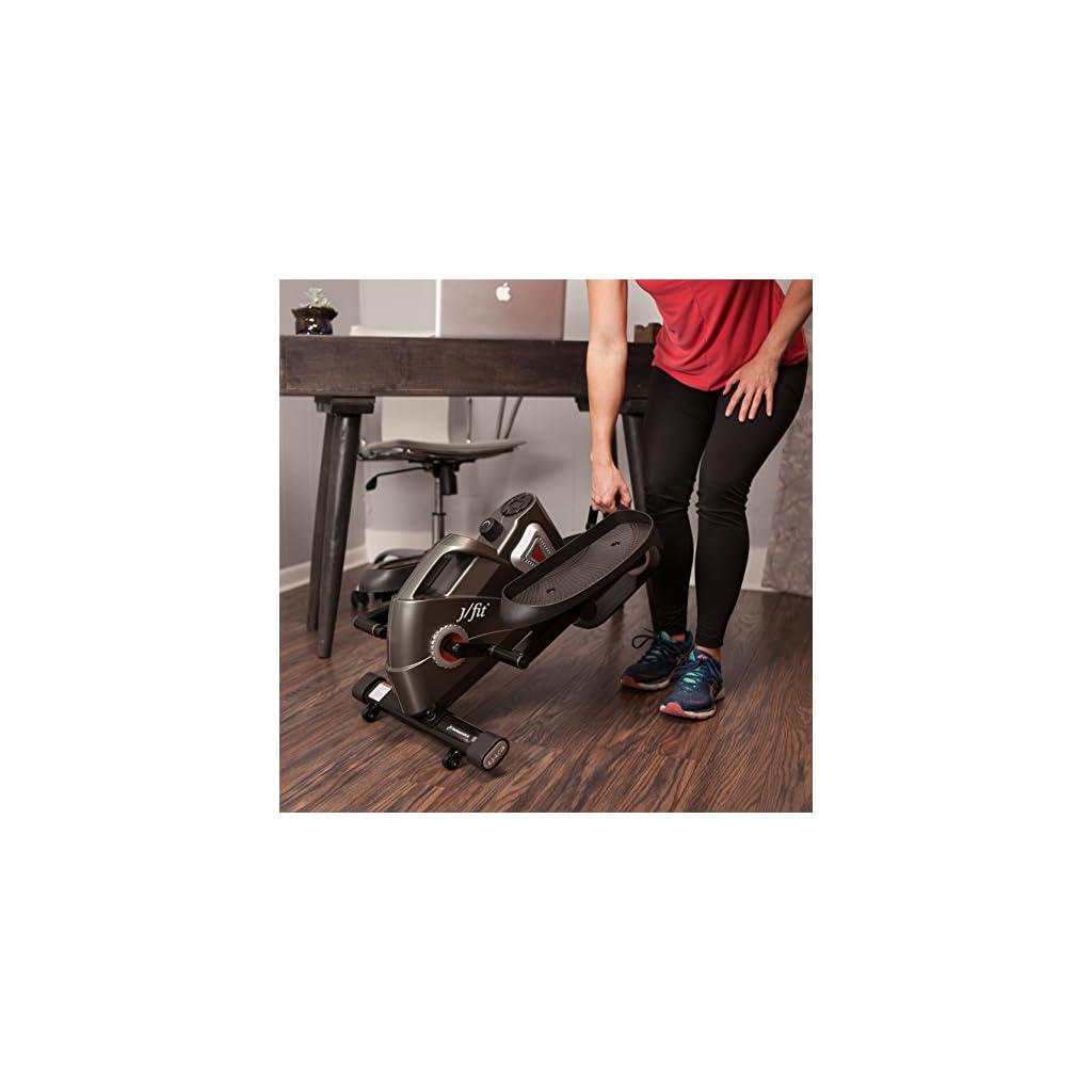 jfit Under Desk & Stand Up Mini Elliptical/Stepper w/Adjustable Angle The Ideal Fitness