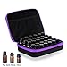 Kapmore Essential Oil Case Essential Oil Storage for 5ml, 10ml and 15ml Bottles Oil Holder Carrying Case for Travel