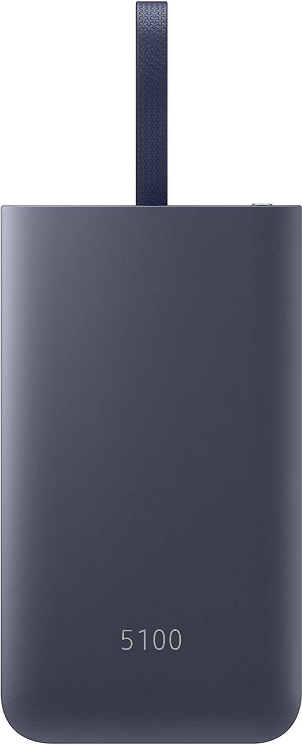 Samsung Original AFC 5100 mAh Battery Pack with USB Type C Cable/Adaptor, Navy Blue