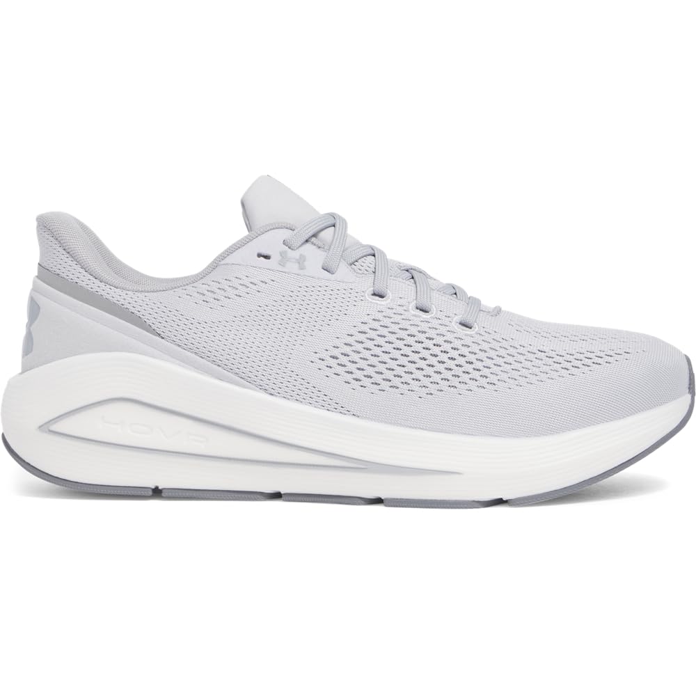 Under Armour Men’s HOVR Sonic 7, (101) Halo Gray/White/Mod Gray, 7, US
