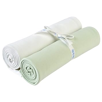 green swaddle blanket