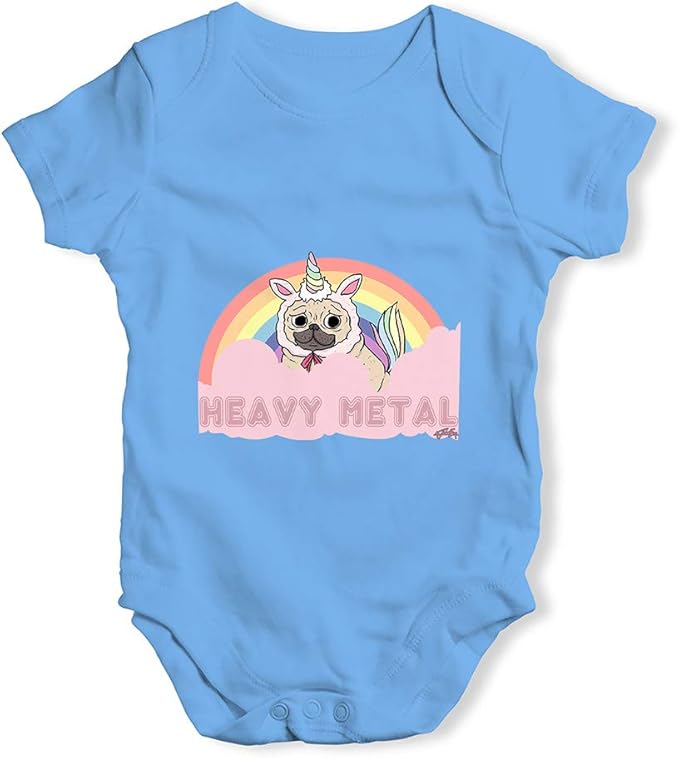 heavy metal baby grow