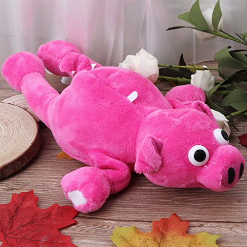 Kofun Flying Slingshot Plush Toy, Fantastic Plush Slingshot Screaming Toy Flying Animal Pig Soft Cute Funny Gifts Ideal Christmas Birthday Plush Animal Toy Gift for Kids
