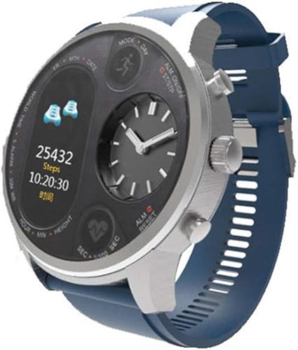 Amazon.com: CCDYLQ Reloj inteligente IPS de doble hora para ...