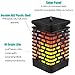 EOYIZW Solar Lantern Lights Outdoor Garden Decor, Upgraded 99LEDs Dancing Flickering Solar Hanging Flame Lights- IP65 Waterproof Tabletop Lamp Lanterns for Decor Garden Patio Path Deck Yard 1Pack