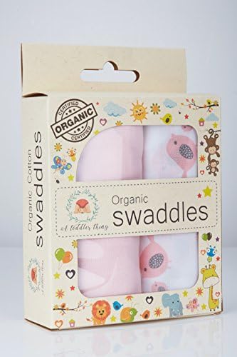 A Toddler Thing Organic Muslin Cotton Swaddles/Towels Combo Sleepy Jumbo - Pack of 2