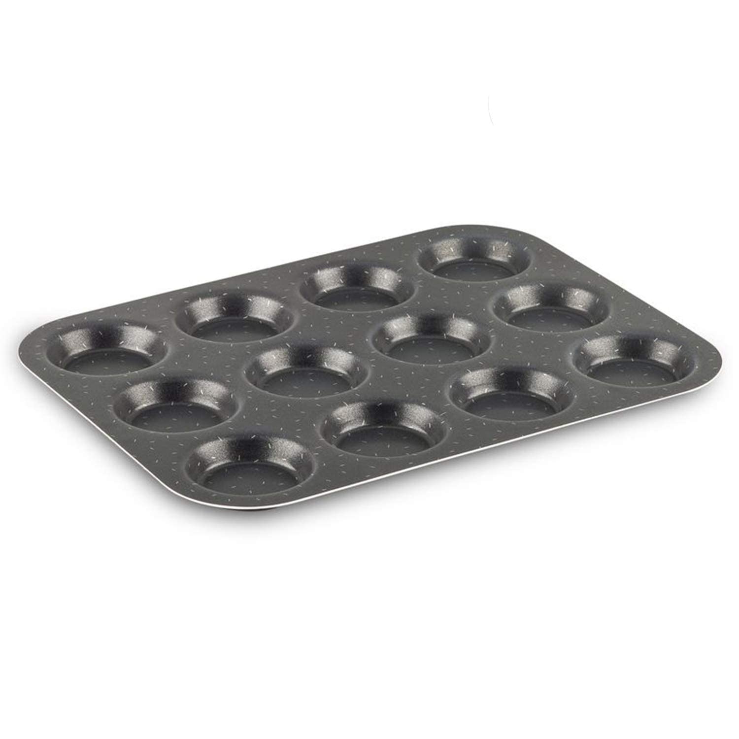 Tefal J1602802 Success 12-mould baking tray Aluminium Black 30 x 23 x 1,5 cm.