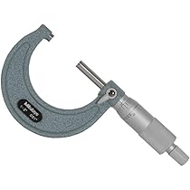 Mitutoyo 103-177 Outside Micrometer, Baked-enamel Finish, Ratchet 