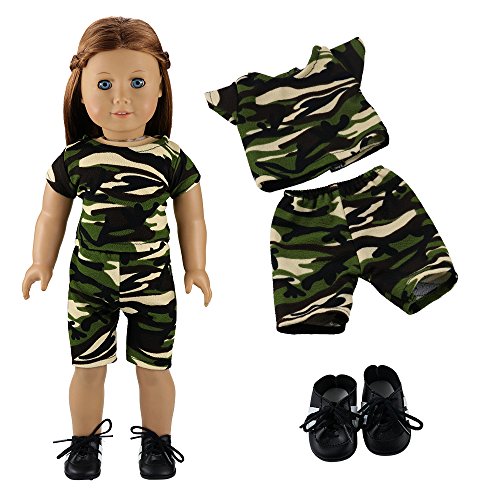 BARWA 12 Pieces Doll Clothes and Accessories Fashion Summer Clothing Mermaid Tail Dress Sets Compatible Compatible with 18 Inch Doll