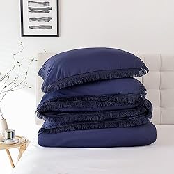 Smoofy Navy Blue Comforter Set Twin Size, Boho