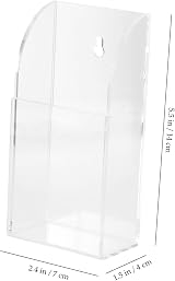 WINOMO Wall Mount for Remote Control, Acrylic, Transparent, Space Saver view 2