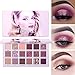 UCANBE Aromas Eyeshadow Palette + 8pcs Soft Eye Shadow Makeup Brushes Set Kit, Shimmer Matte Glitter High Pigmented Long Lasting Blending Pallet