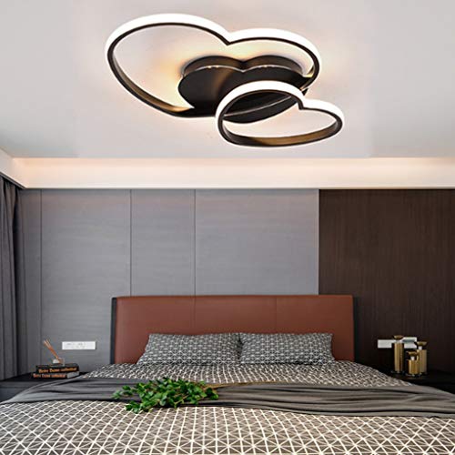 LED Plafondlamp Modern Love Ontwerp Hart Warm Romantisch Verduisteren Keuken Met Afstandsbediening Kroonluchters Acryl… - Afbeelding 4