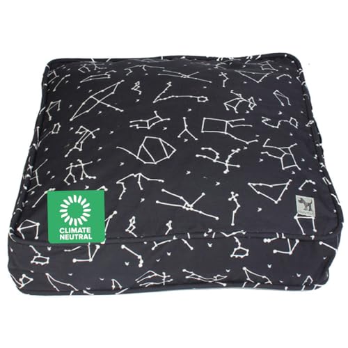 Molly Mutt Small Dog Bed Cover -Rocketman Print - Measures 22”x27”x5’’ - 100% Cotton - Durable - Breathable - Sustainable - Machine Washable Dog Bed Cover