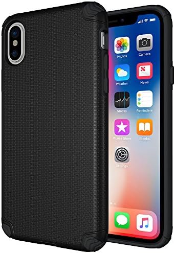 iPhone X Case,Amagel Liquid Air Armor X Case with Durable Flex and Easy Grip Design for Apple iPhone X (2017) Dual Layer Shockproof Impact Protection iPhone X Case Compatible with Magnetic Car Mount