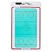 Champion Sports Large Dry Erase Board for Coaching - Whiteboards for Strategizing, Techniques, Plays - 2-Sided Boards with Clip, Multi-Sport