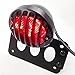 HTTMT - Side Mount License Bracket Tail Light For Custom Bobber Chopper Sportster XL [P/N: MT401-BK]