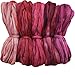 Hand Dyed Superfine Merino Tencel Roving for Spinning and Felting. 5oz, Fire