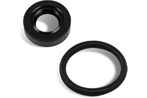 Zigeiya 2 PCS Car Distributor Oil Seal, Leak Proof Transmission Shaft Gear Rubber O Ring Kit, Replacement OEM# 91209-612-000 