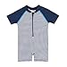 Baby Boy Girl Swimsuit One Piece Surfing Suits Beach Swimwear Rash Guard Dark Blue