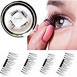 Ultra-thin Magnetic Eye Lashes 3D Reusable False Magnet Eyelashes (0.2MM, A)