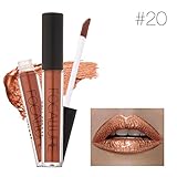 XEDUO FOCALLURE New Fashion Waterproof Long-Lasting Matte Liquid Lipstick Cosmetic Sexy Lip Gloss Kit for Women (20#)