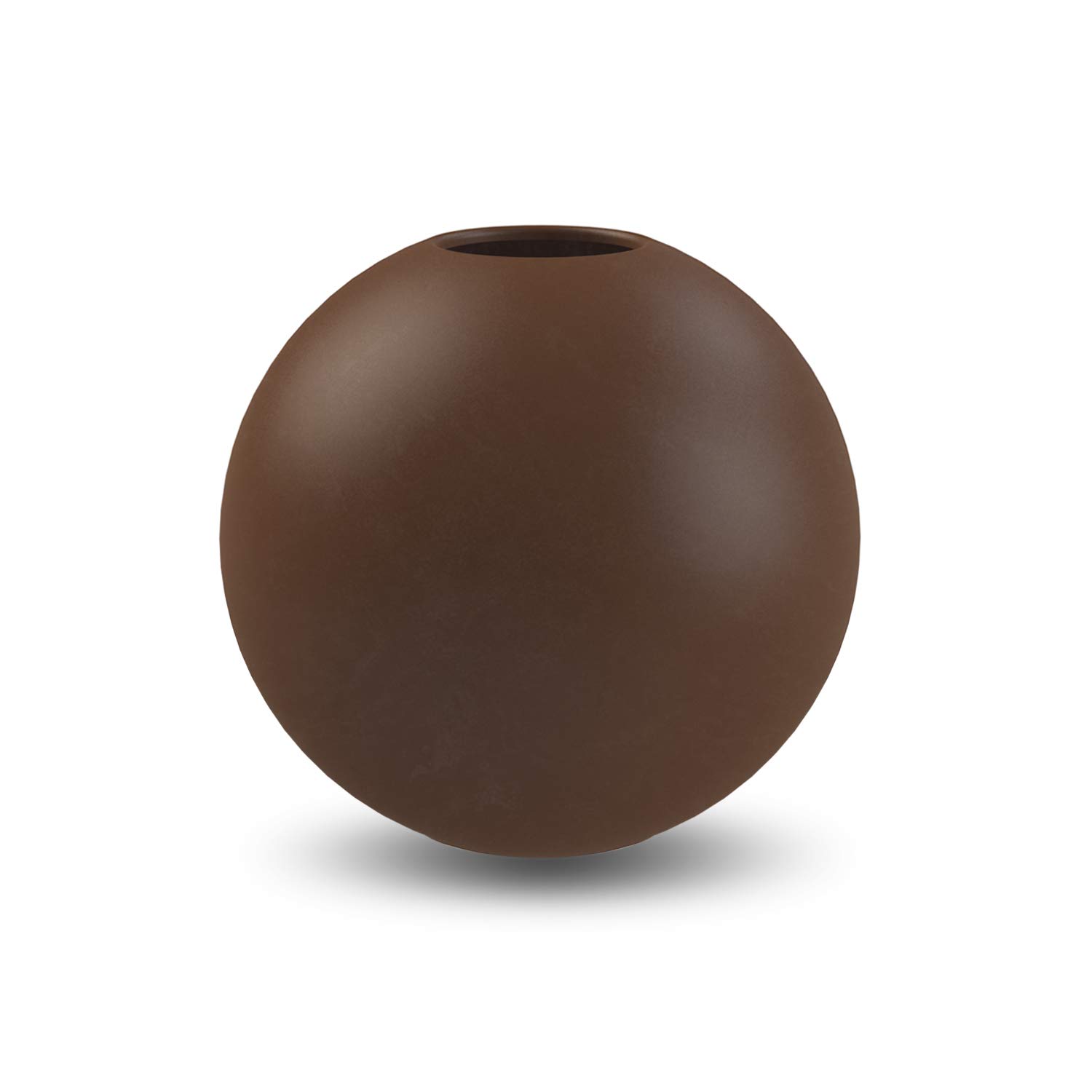 Cooee Design Ball Vase Ceramic Coffee 10cm
