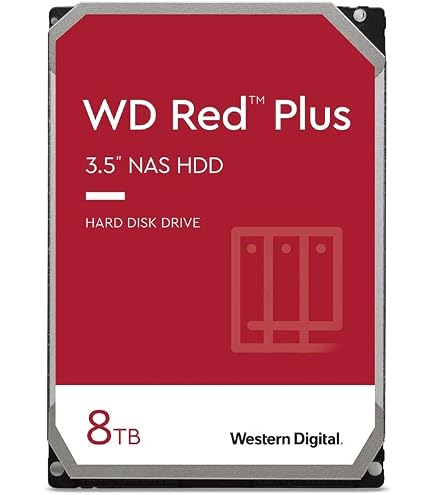 【動作確認済・美品】Western Digital RED 8TB HDD Amazon.com: WD Red 8TB NAS Hard Disk Drive - 5400 RPM Class SATA 6