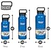 Healthy Human Stainless Steel Water Bottle | Double Walled Vacuum Insulated Water Thermos for Adults | Eco-Friendly Travel Bottles with Leak Proof Lid (Bahama, 21 oz/ 621 ML)