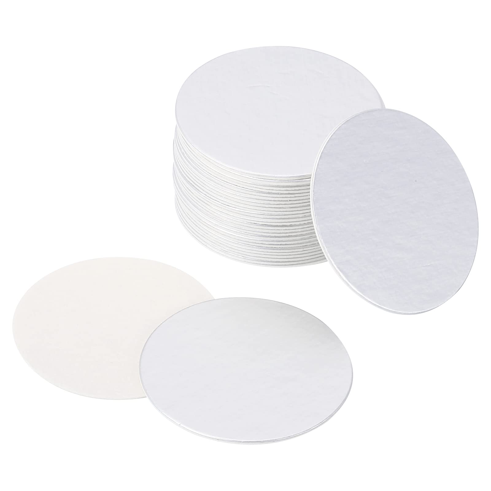 PATIKIL 26mm/1.02" Aluminum Foil Cap Liner, 150 Pack Resistant Tamper Induction Heat Sealer Sealing Liners for PET Plastic Bottle Jar Lid